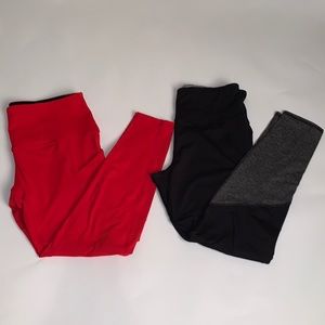 2 woman’s high waisted leggings size XL